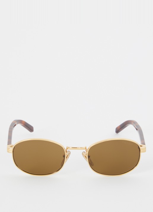 Prada Retro zonnebril PRB53S - detail goud