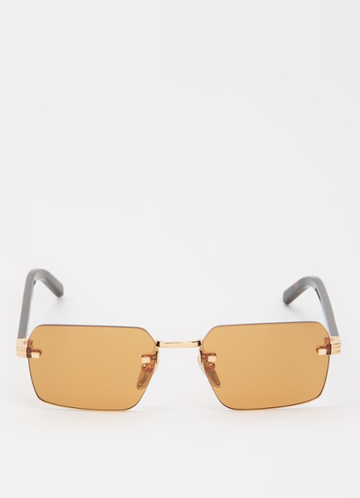 Prada Retro zonnebril PRD55S - detail 2 goud