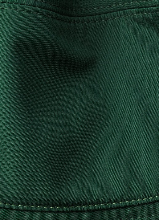 Prada Reversible bucket hoed met logo - achterkant 3 groen