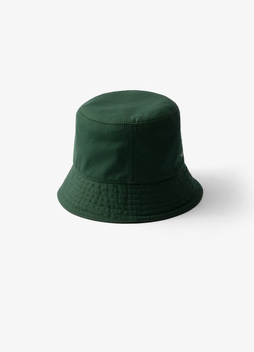 Prada Reversible bucket hoed met logo - voorkant 2 groen