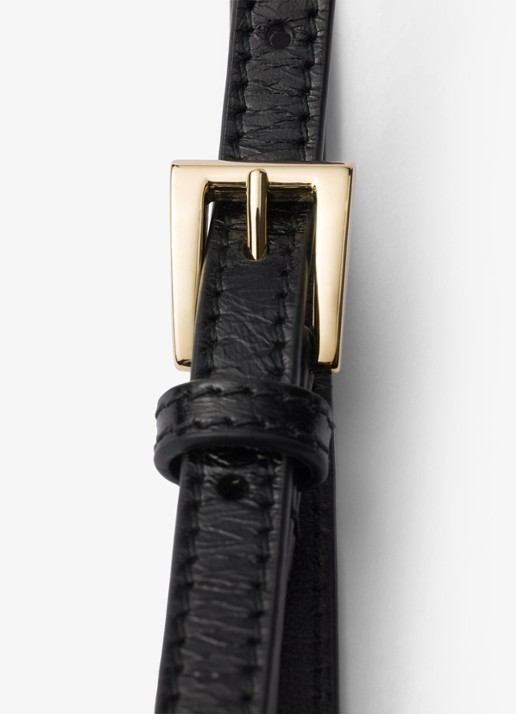 Prada Riem van kalfsleer - detail 3 zwart