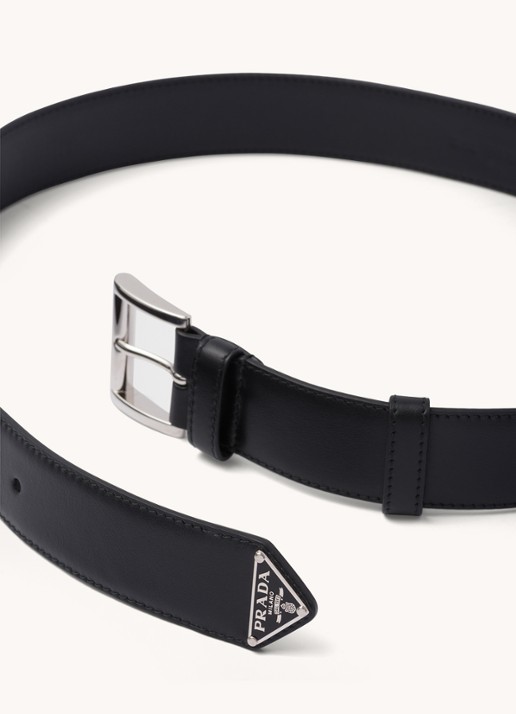 Prada Riem van leer - voorkant 2 zwart