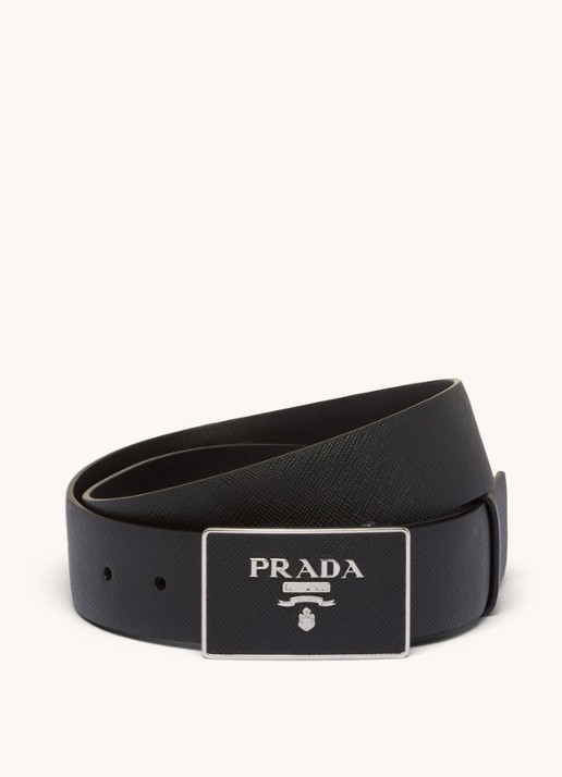 Prada Riem van leer - voorkant 3 zwart