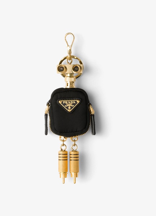 Prada Robot Re-Nylon tasbedel met logo