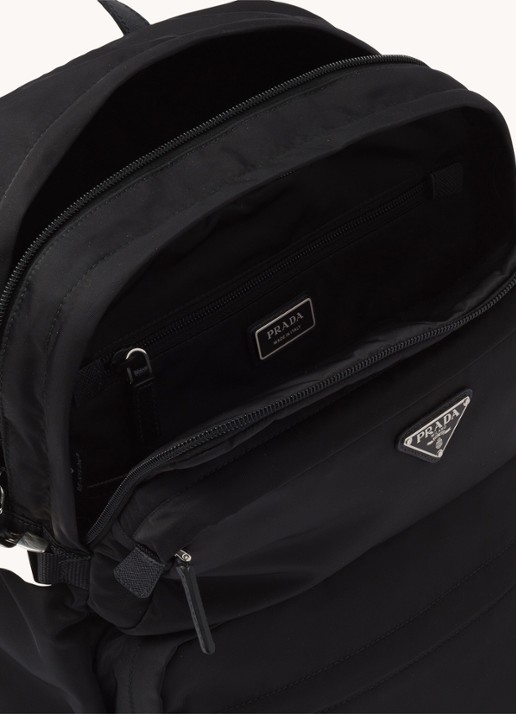 Prada Rugzak met logo - detail 4 zwart