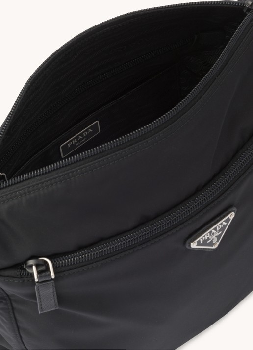 Prada Schoudertas met verstelbare schouderriem - detail 3 zwart