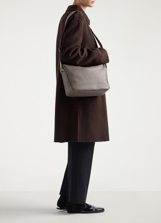Prada Schoudertas van kalfsleer - detail 5 taupe