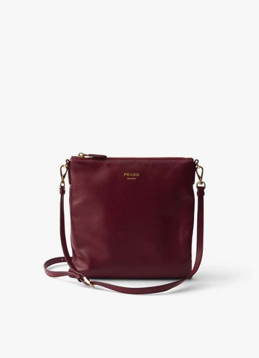 Prada Schoudertas van lamsleer
