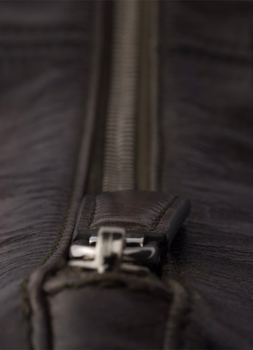 Prada Schoudertas van leer - detail 3 groen