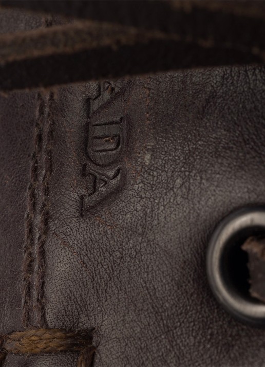 Prada Shuffle bootschoen met kalfsleren details - detail 7 groen
