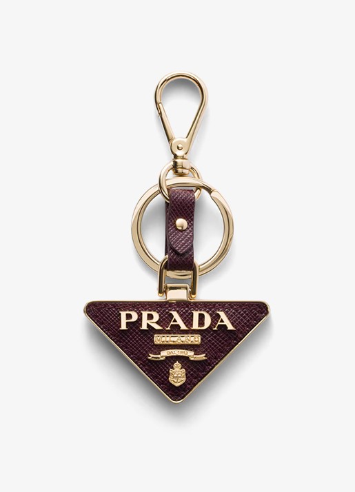 Prada Sleutelhanger van leer