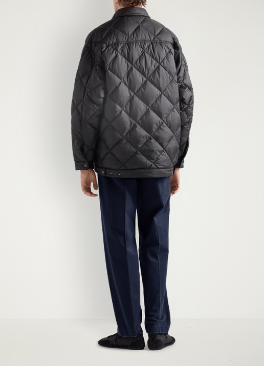 Prada Slim fit chino met steekzakken - achterkant donkerblauw