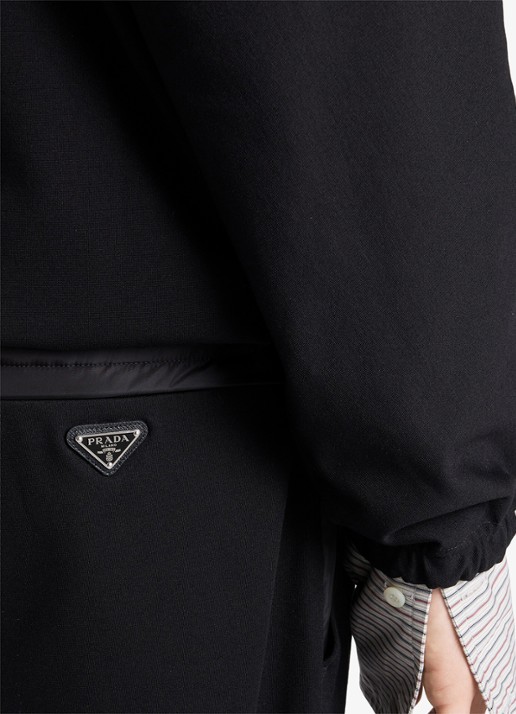 Prada Slim fit pantalon met steekzakken - detail 5 zwart