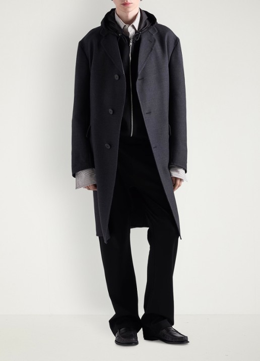 Prada Slim fit pantalon met steekzakken - voorkant 3 zwart