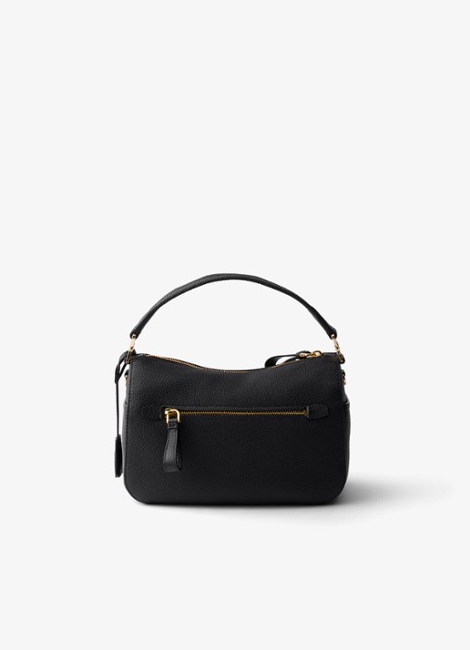 Prada Small handtas van kalfsleer - achterkant zwart