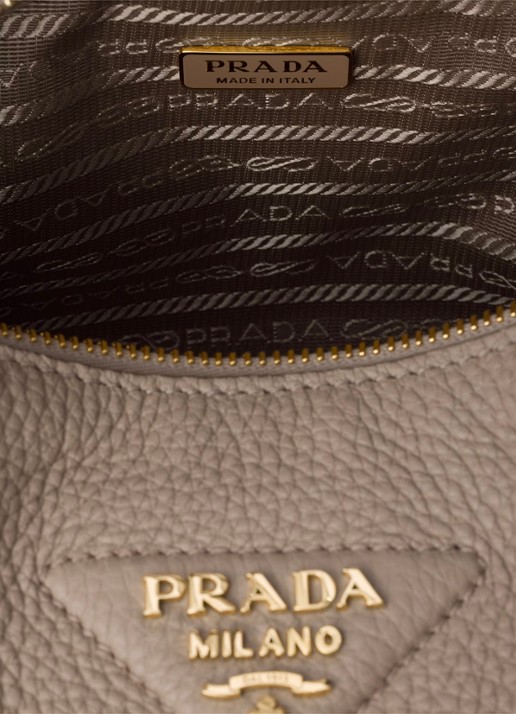 Prada Small handtas van kalfsleer - detail 5 taupe