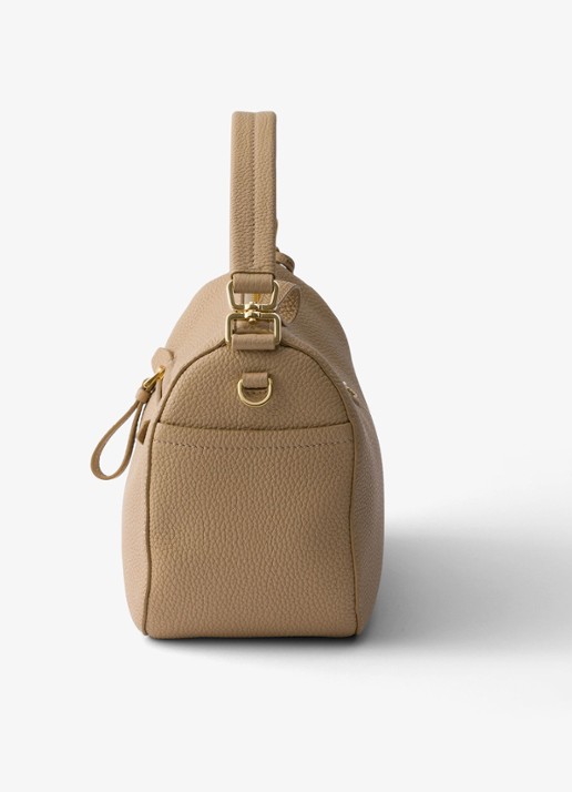 Prada Small handtas van kalfsleer - detail 4 beige