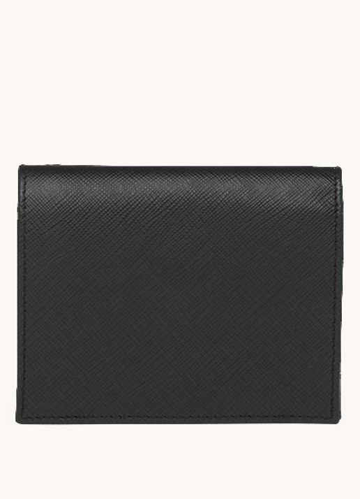 Prada Small portemonnee van kalfsleer  - achterkant 5 zwart