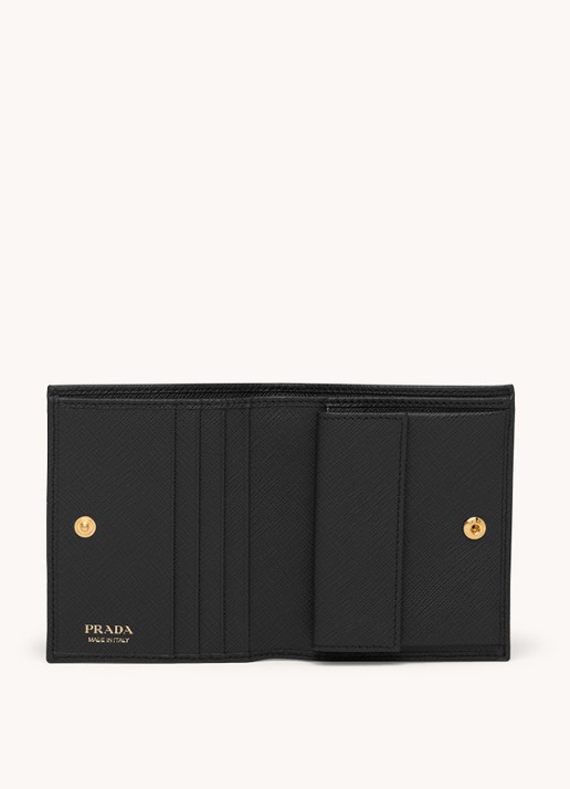 Prada Small portemonnee van kalfsleer  - detail 3 zwart