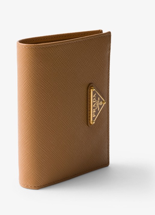 Prada Small portemonnee van kalfsleer  - detail 3 camel