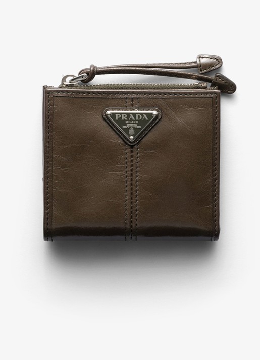 Prada Small portemonnee van kalfsleer