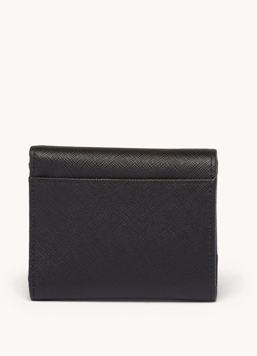 Prada Small portemonnee van leer - achterkant 3 zwart