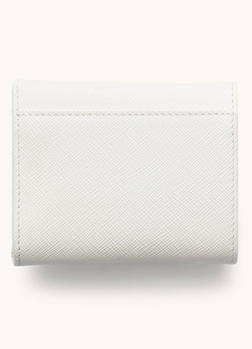 Prada Small portemonnee van leer - detail wit