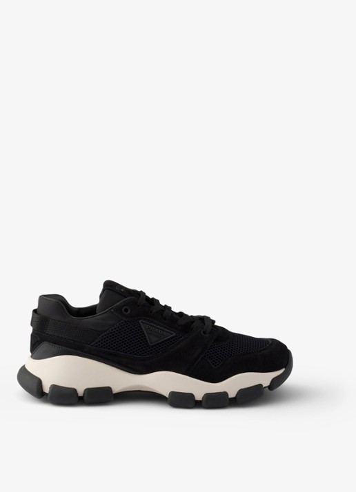 Prada Sneaker met suède details