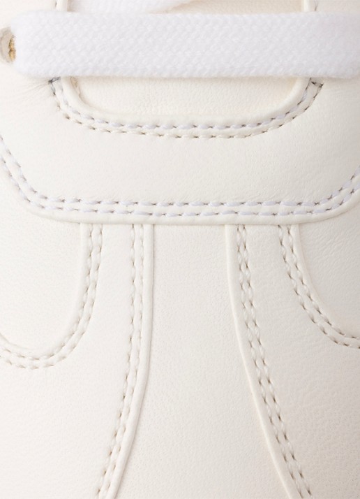 Prada Sneaker van leer - detail 6 gebroken wit