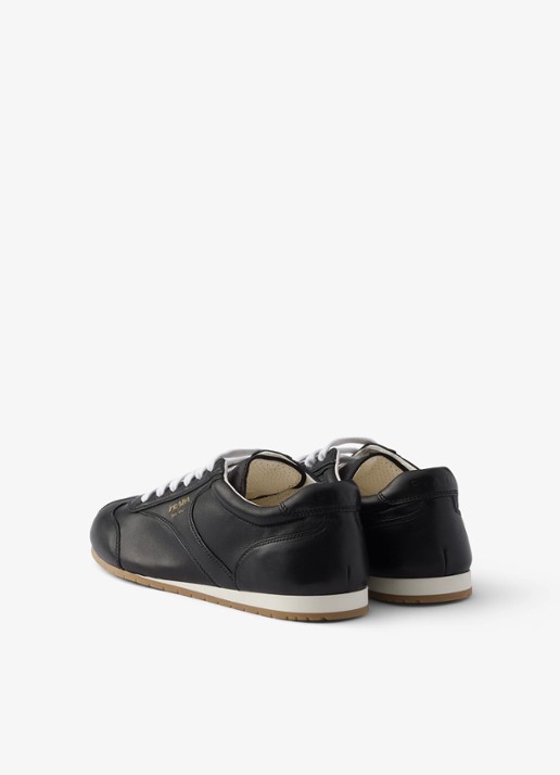 Prada Sneaker van leer - achterkant 3 zwart