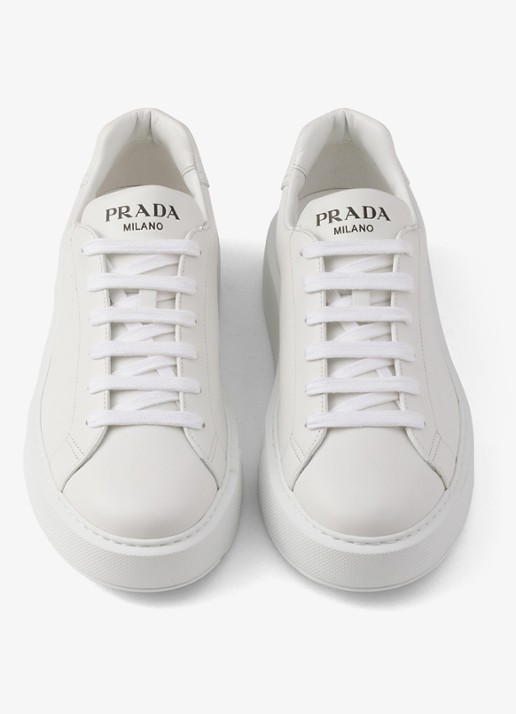 Prada Sneaker van leer - detail 3 wit