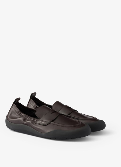 Prada Speedrock loafer van kalfsleer - detail 3 brown