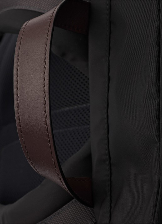 Prada Speedrock Re-Nylon rugzak met leren details - detail 2 zwart
