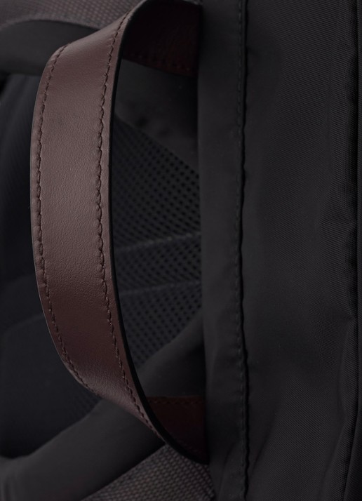 Prada Speedrock Re-Nylon rugzak met leren details - detail 2 zwart