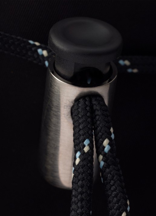 Prada Speedrock Re-Nylon rugzak met leren details - detail 3 zwart