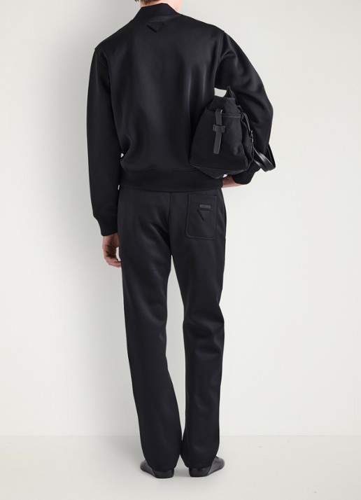 Prada Straight fit pantalon met steekzakken - achterkant 6 zwart