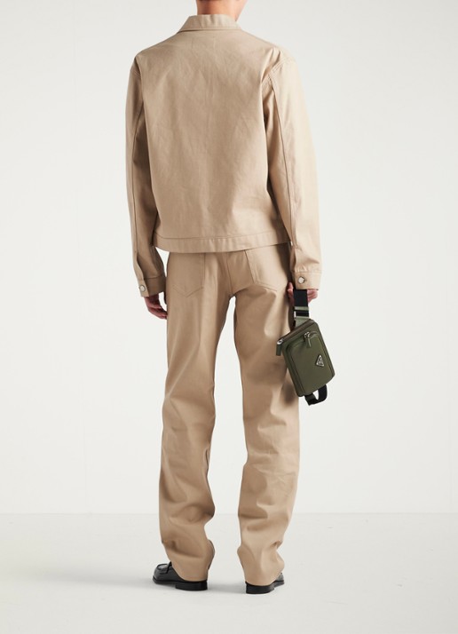 Prada Straight leg jeans met gekleurde wassing - detail 3 beige