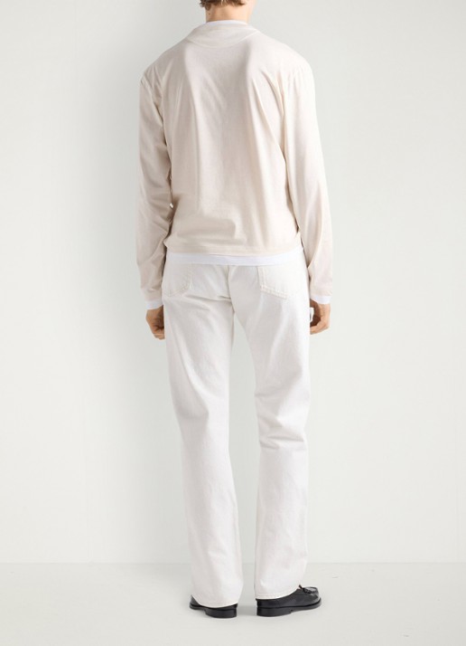 Prada Straight leg jeans met gekleurde wassing - achterkant 5 wit