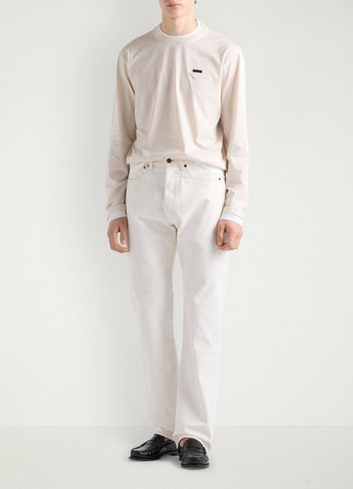 Prada Straight leg jeans met gekleurde wassing