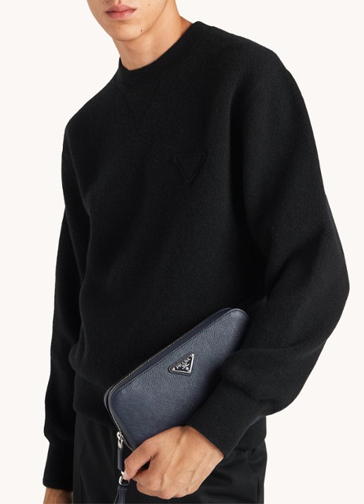 Prada Sweater van kasjmier - achterkant 3 zwart