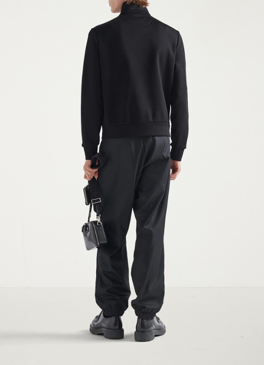 Prada Sweatvest met logo - achterkant 5 zwart