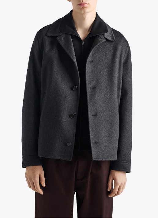 Prada Sweatvest met ritszakken - detail 3 zwart