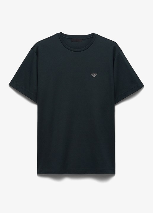 Prada T-shirt met logo - voorkant 4 groen