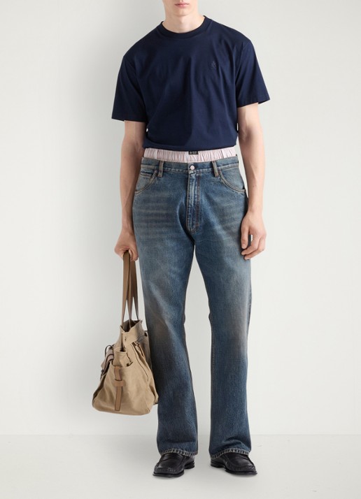 Prada T-shirt met logoborduring