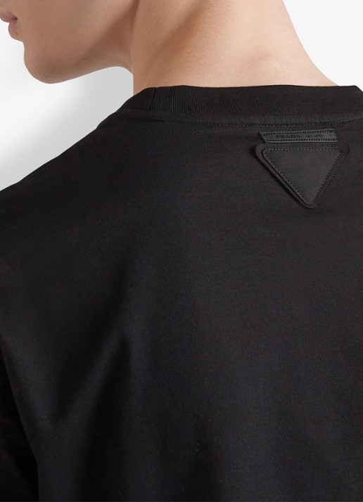 Prada T-shirt met ronde hals in 3-pack - detail 6 zwart