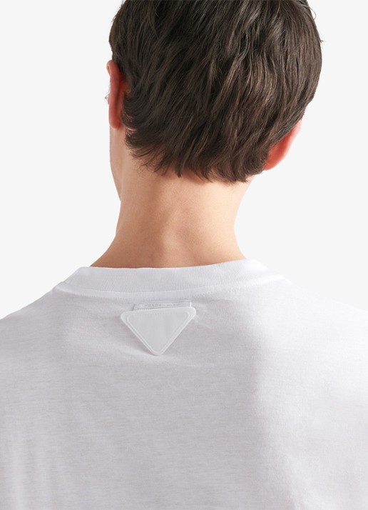 Prada T-shirt met ronde hals in 3-pack - detail 3 wit