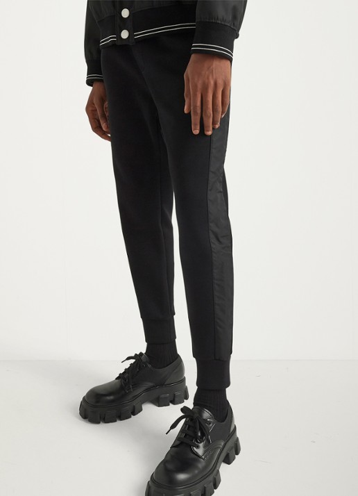 Prada Tapered fit joggingbroek met steekzakken