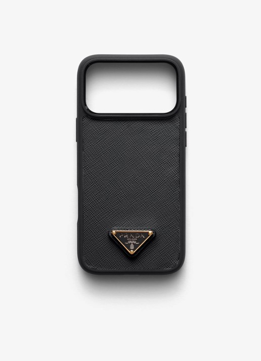 Prada Telefoonhoes van kalfsleer voor iPhone 17 Pro
