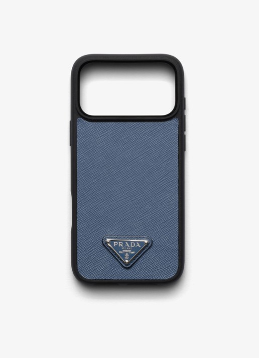 Prada Telefoonhoesje van leer voor iPhone 17 Pro Max