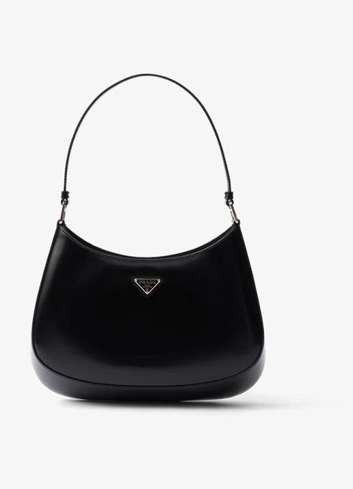 Prada The Prada Cleo schoudertas van leer